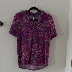 Pink “Joyspun” pajamas set, size small.